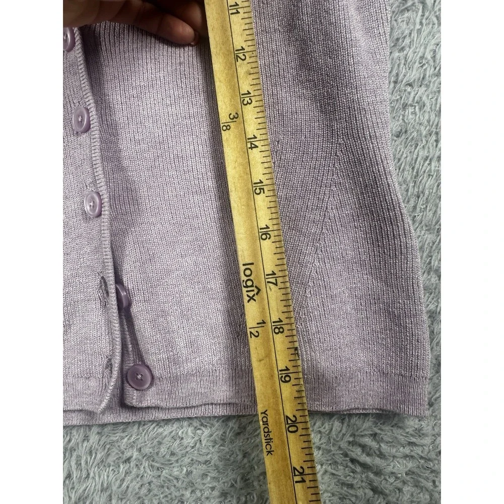 J.Crew Fitted  Button Up Purple Sweater Vest Women's  Size‎ Small